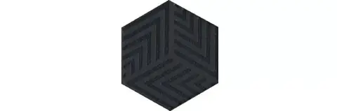 Керамическая плитка Агуста черный 5,2х6