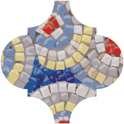 Керамическая плитка Арабески Майолика Гауди 6.5x6.5