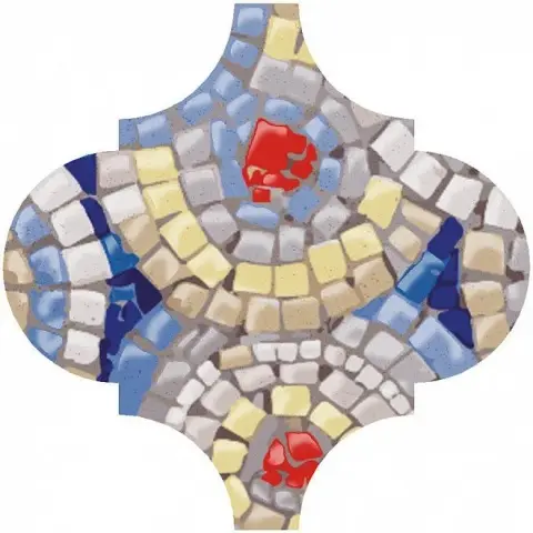 Керамическая плитка Арабески Майолика Гауди 6.5x6.5