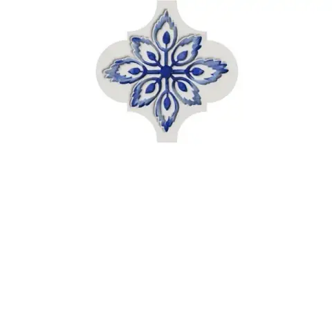 Керамическая плитка Арабески Майолика 4, 6,5х6,5