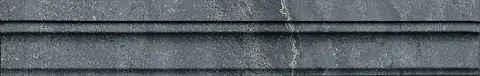 Керамическая плитка Багет Виндзор темный обрезной BLC003R