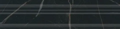 Керамическая плитка Багет Алькала черный 20x5 BLB039