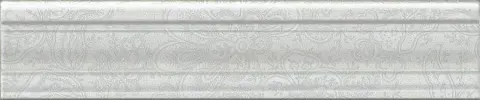 Керамическая плитка багет Ауленсия серый 25x5.5 BLE017