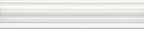 Керамическая плитка Багет Фару белый матовый обрезной 25х5,5