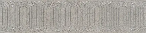 Керамическая плитка Безана серый обрезной 25x5.5