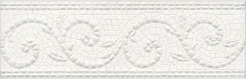 Керамическая плитка Борсари орнамент обрезной 25x8