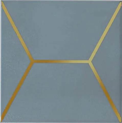 Керамическая плитка Витраж голубой 15x15