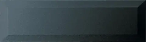 Керамическая плитка Гамма чёрный 8.5x28.5 9002