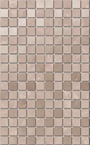 Керамическая плитка Гран Пале беж мозаичный 25x40 MM6360