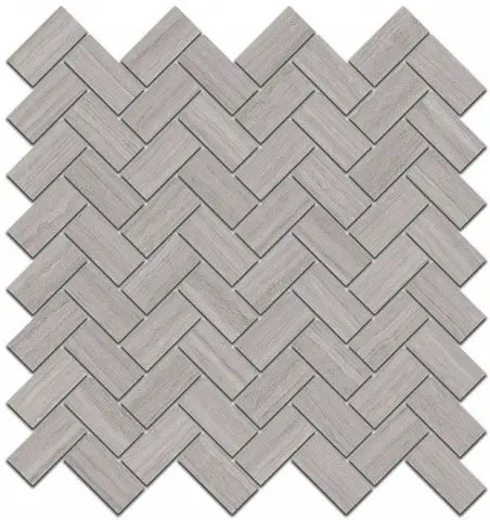 Керамическая плитка Грасси серый мозаичный 31.5x30