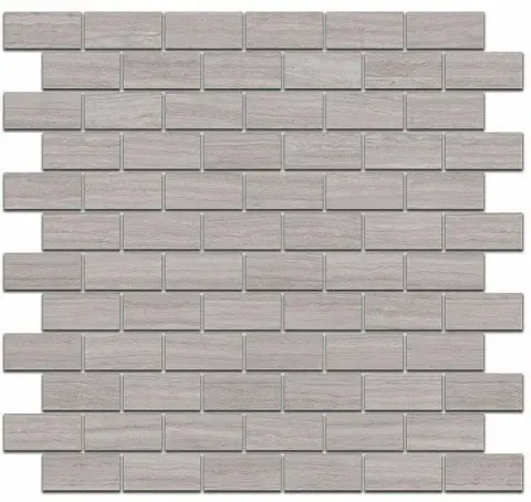 Керамическая плитка Грасси серый мозаичный 32x30 MM13039