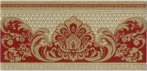 Керамическая плитка Даниэли красный обрезной 30x14.5