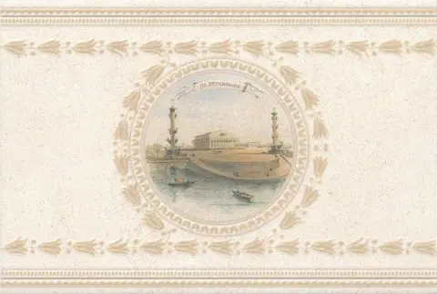 Керамическая плитка Золотой пляж Колонны 20x30
