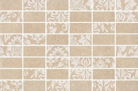 Керамическая плитка Золотой пляж темный беж мозаичный 20x30 MM8263