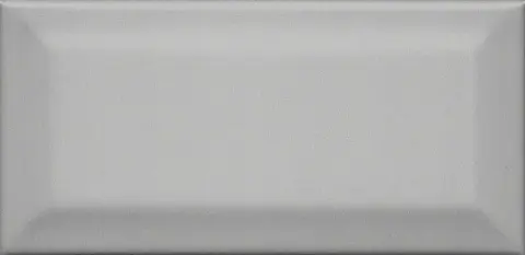 Керамическая плитка Клемансо серый тёмный грань 7.4x15 16054
