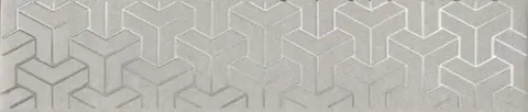 Керамическая плитка Ломбардиа серый 25x5.4