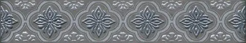 Керамическая плитка Марчиана серебро 20x3.6