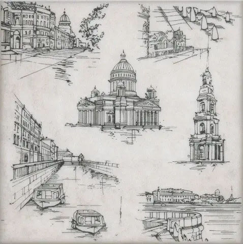 Керамическая плитка Марчиана SpB 20x20