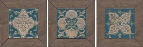 Керамическая плитка Меранти венге мозаичный 13x13 ID60