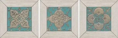Керамическая плитка Меранти белый мозаичный 13x13 ID57