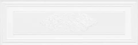 Керамическая плитка Монфорте белый панель обрезной 40x120