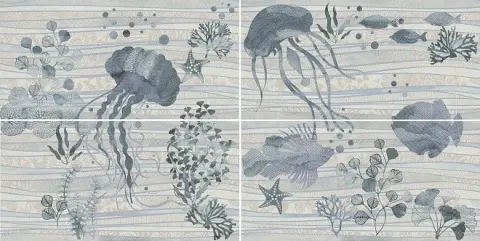 Керамическая плитка Панно Маритимос 60x120