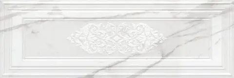 Керамическая плитка Прадо белый панель обрезной 40x120
