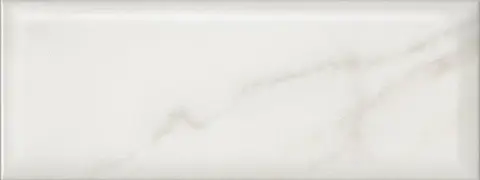 Керамическая плитка Сибелес белый грань 15x40 15136