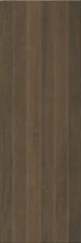 Керамическая плитка Семпионе коричневый темный структура обрезной 30x89.5 13096R