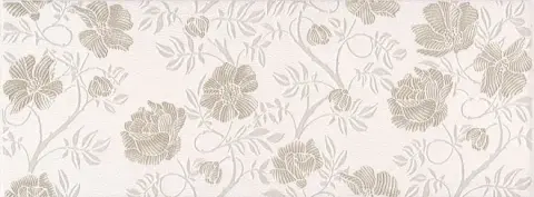 Керамическая плитка Сафьян Цветы 15x40