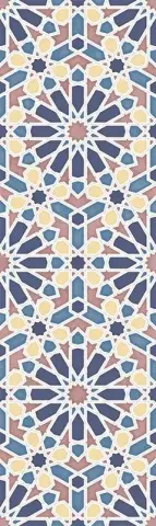 Alhambra Blue Mexuar (8430828308118) 29.75x99.55