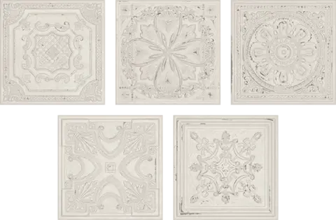 Gatsby White Tin 20x20