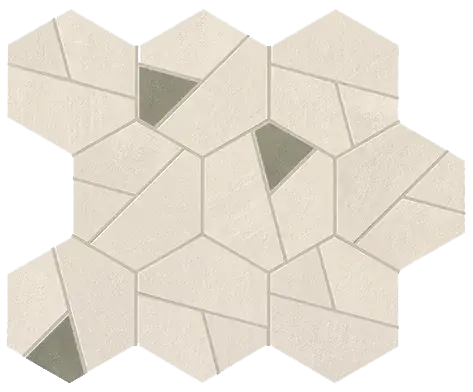Boost Pro Ivory Mosaico Hex Olive