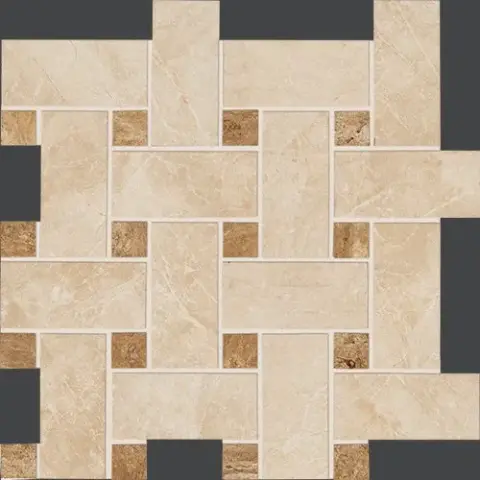 Villa D_Este Avorio Basketweave 30x30