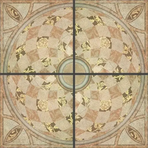 Roseton Beige, 100x100