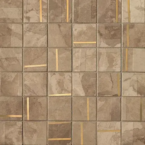 Kamu Beige Metal Mos.Brillante (Fpg4) 30x30