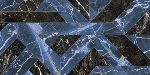 Rhapsody Outline Blue Lev.Ret. (0118716) 60x120