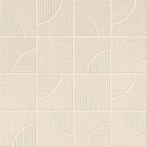 Aplomb Cream Mosaico Arch 32x32
