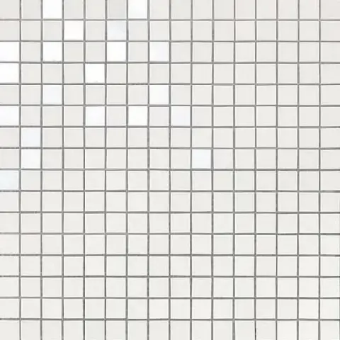 Solid White Mosaic