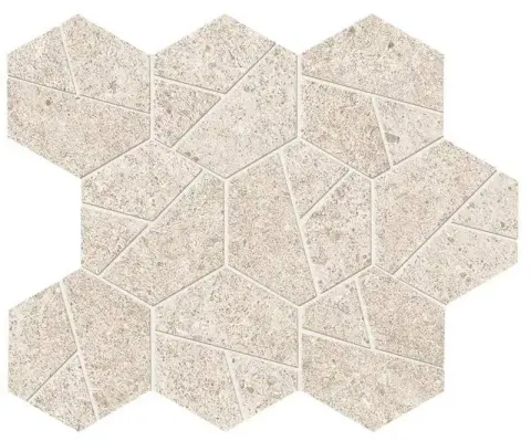 BOOST STONE White Mosaico Hex