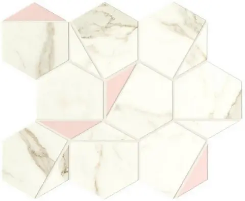 Marvel Calacatta Prestigio Rose Hex Silk
