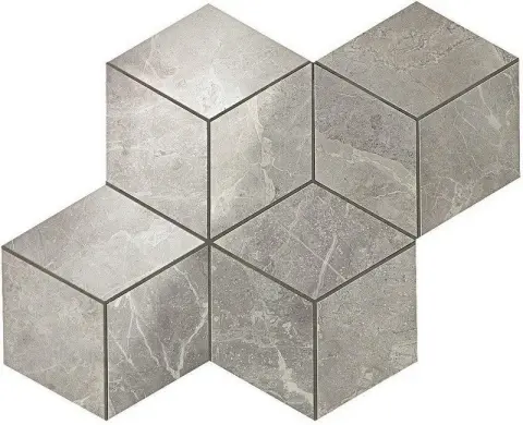 Marvel Grey Fleury Mos. Esagono Lapp.