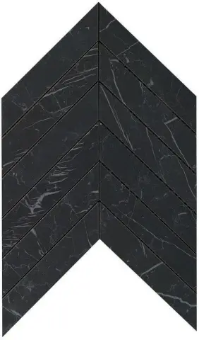 Marvel Nero Marquina Chevron Wall