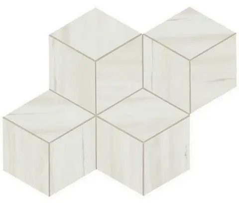 Marvel Bianco Dolomite Mosaico Esag. Lapp.