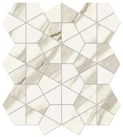 Marvel Meraviglia Calacatta Bernini Hexagon Lapp.