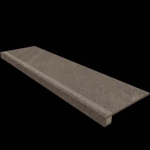 GB03 Gabbro натуральная 33x120 серый