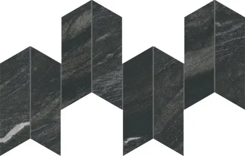 Marvel Diva Black Tempest Mosaico Chevron Velvet
