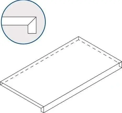 Авангард Блэк 33x120 фронтальная