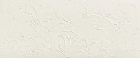 3D WALL PLASTER Bloom White 50x120