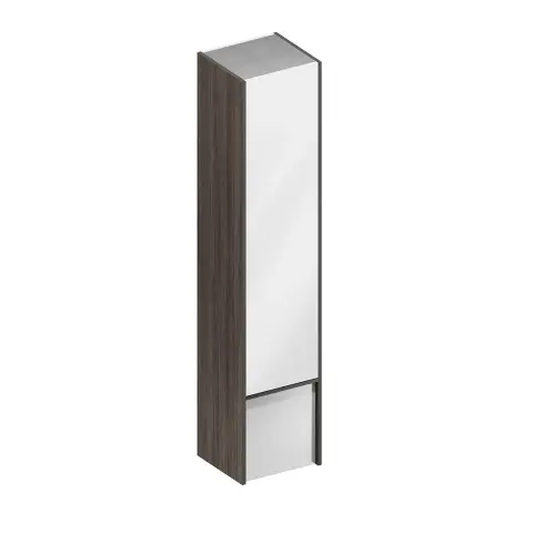 Пенал Modula/Модула подвесной 165 с дверцей и ящиком, арабика